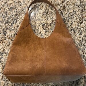 Universal Thread camel, faux suede hobo bag, NWOT | offer in description